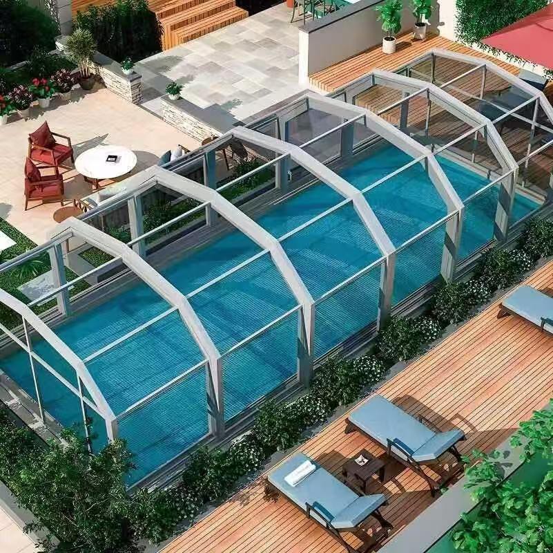 Stikla sauļošanās telpa